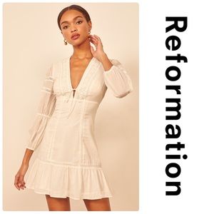 Reformation Cecille Organic Cotton MiniDress